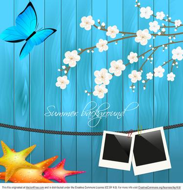 summertime picture vector background