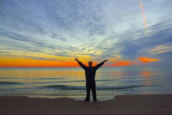 summoning the dawn at harrington beach state park wisconsin