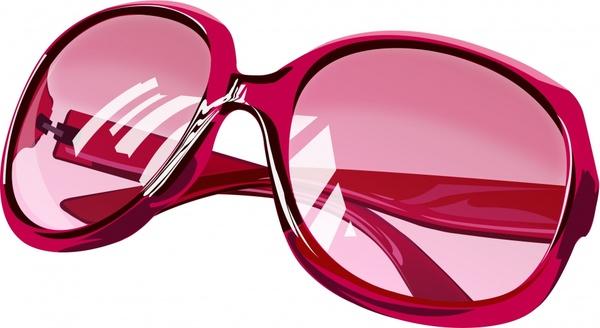 sunglasses icon closeup modern shiny violet 3d design