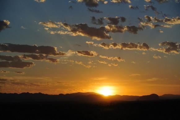 sunrise arizona desert