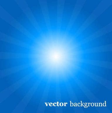 Sunshine Blue Vector Background