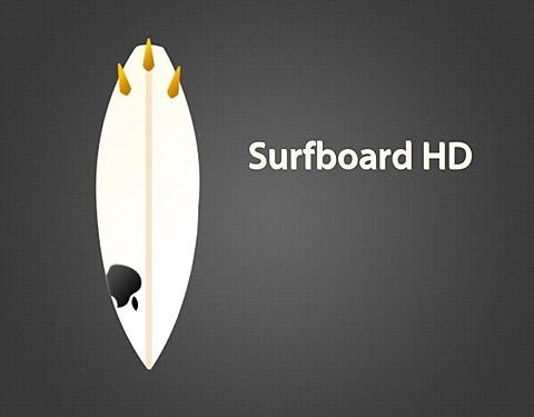 Surfboard HD PSD