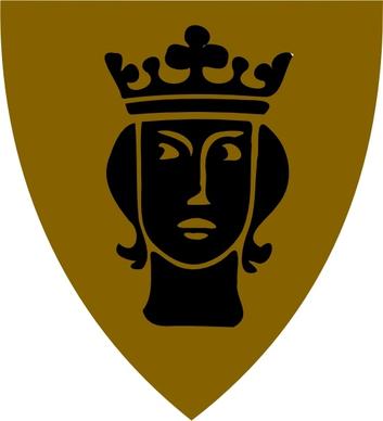 Swedish Coat Of Arms Black clip art