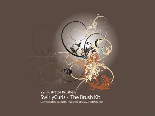 
								Swirly Curls - Sick Brush Kit							