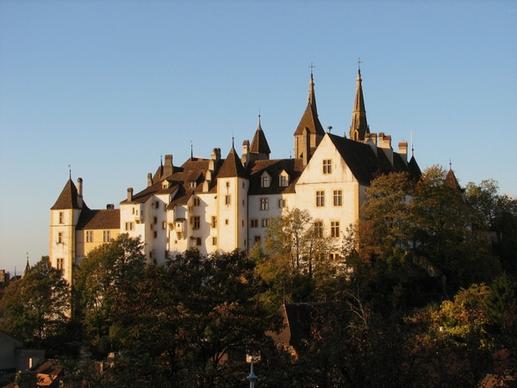 switzerland castle buildings