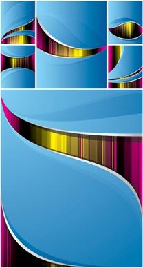 symphony of dynamic lines of the background vector