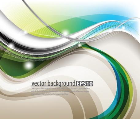 symphony of dynamic lines of the background vector 3