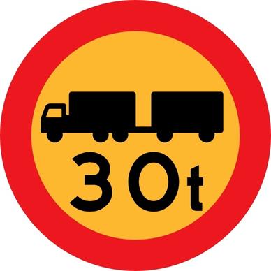 T Truck Sign clip art