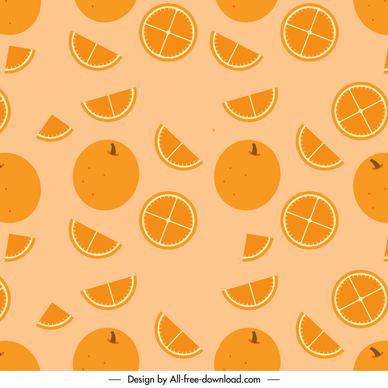 tangerine pattern template flat classical messy decor