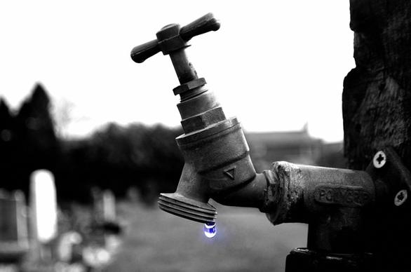 tap water drop