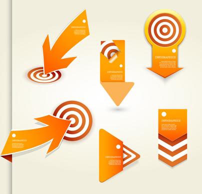 target and arrows creative vector