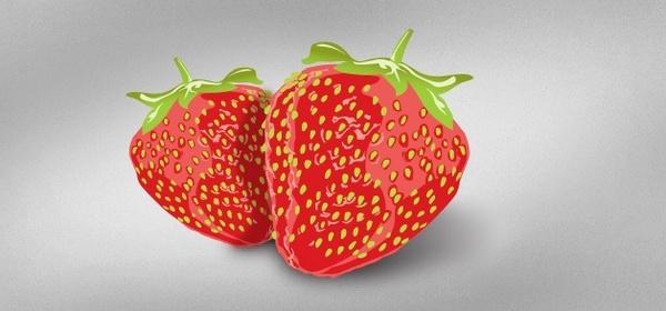 Tasty Vector Strawberries