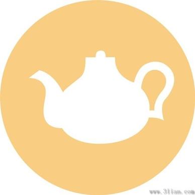 teapot icons vector