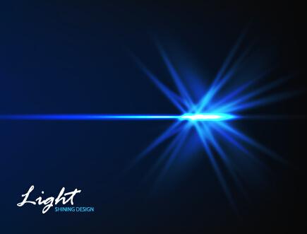 tech light effects vector design