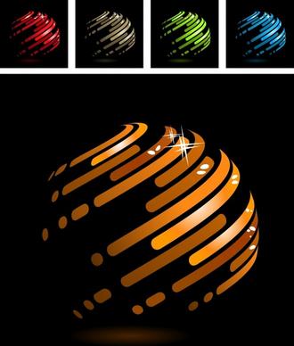 sphere backgrounds dark colored shiny 3d sketch