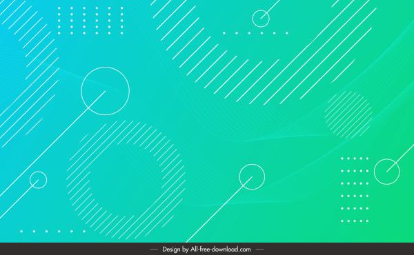 technology background template bright geometric layout flat modern