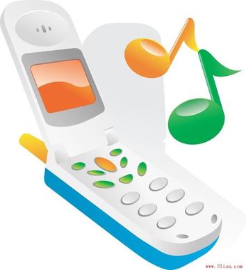 technology communications phone vector