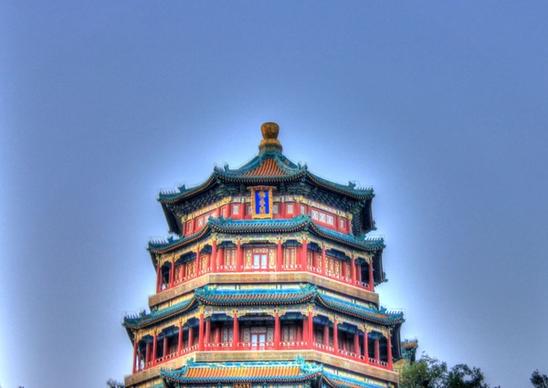 temple in beijing tower