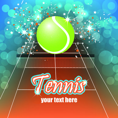 tennis creative poster vector