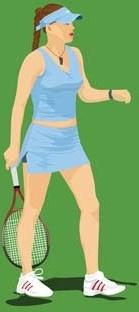 tennis sport vector 1