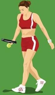tennis sport vector 3