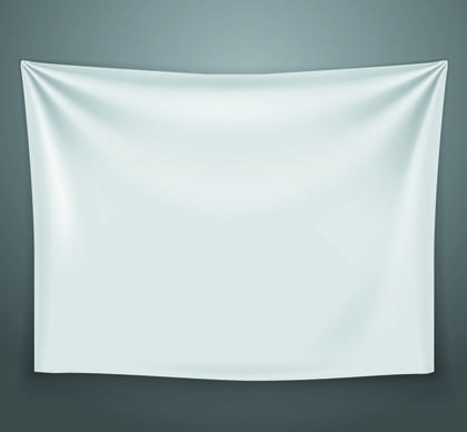 textile on the wall banner vector
