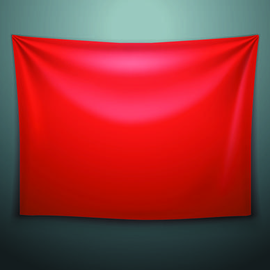 textile on the wall banner vector