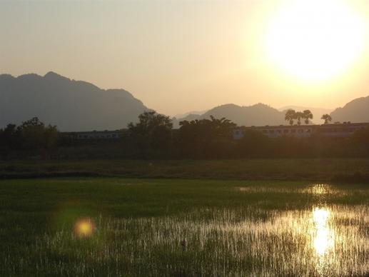 thailand sunset nature