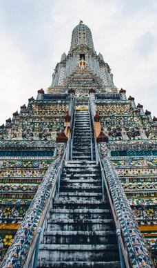 thailand temple picture classical tower