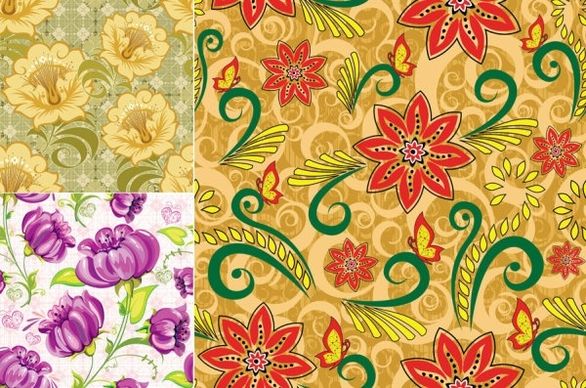 the background fabric pattern vector