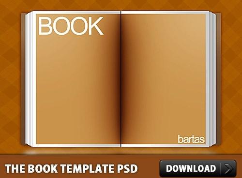 The Book Template Free PSD