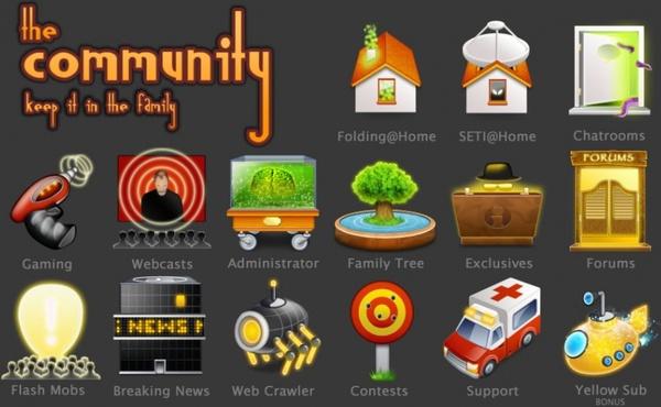 The Community Icons icons pack