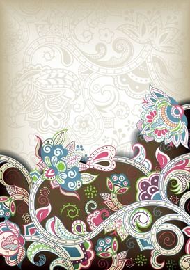 the gorgeous classical pattern vector 5