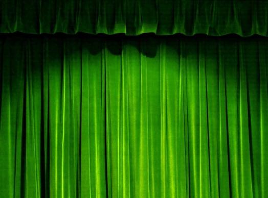 the green curtain of highdefinition picture