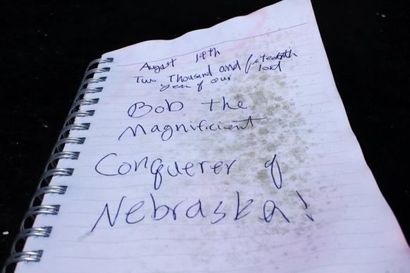 the guestbook at panorama point nebraska