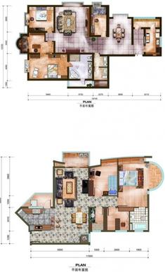 the indoor top view europeanstyle modern psd