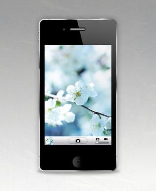 the iphone4 interface psd layered