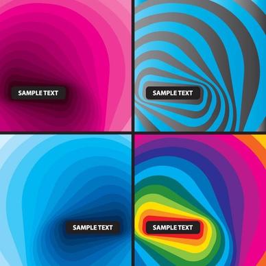 the lovely ripples background vector