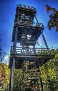the observation tower at belmont mounds state park wisconsin