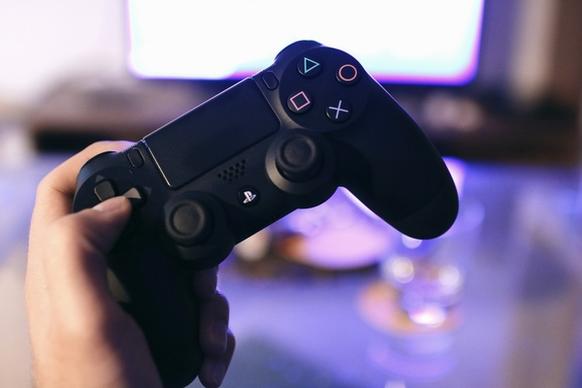the player with the gamepad