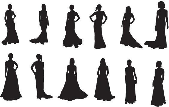 The Red Carpet:20 celebrities silhouettes