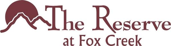 the reserve at fox creek