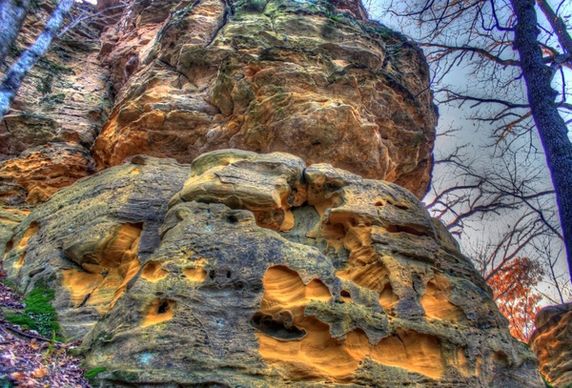 the rock at wildcat mountain state park wisconsin