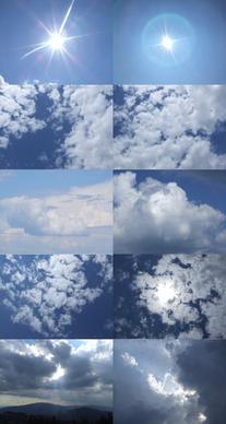 the second highdefinition picture of the blue sky and white clouds