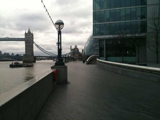 the south bank of the river thames