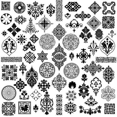 the style of ancient pattern vector