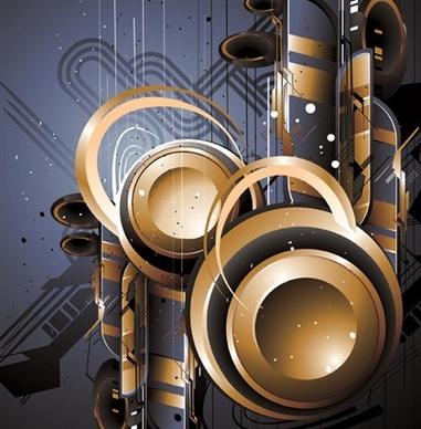abstract background 3d shiny metallic style