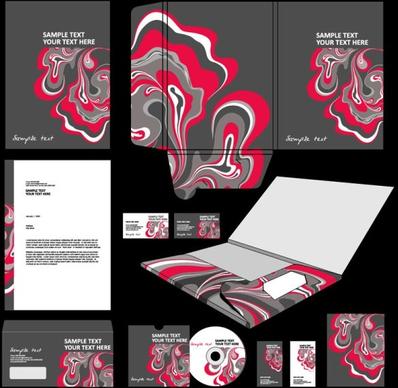 the trend of packaging cover design 04 vector