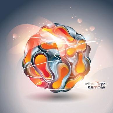 threedimensional vector symphony ball