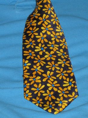 tie colorful yellow